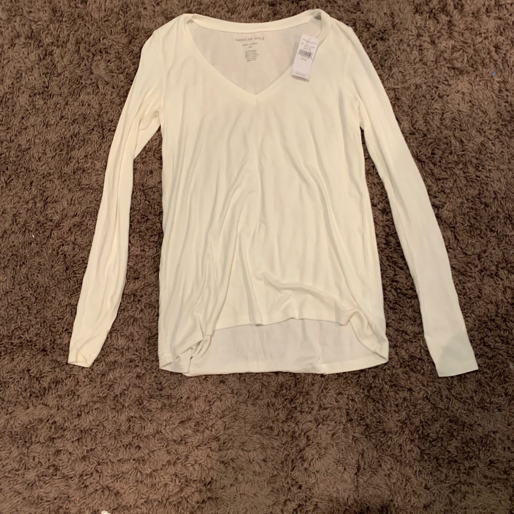 american eagle v neck long sleeve